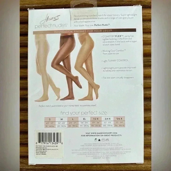 🆕➕size Hanes Premium  Bronze Plus Size Pantyhose 5/6X - Picture 4 of 12